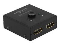 1 bidirectional 4K 60 Hz compact - Retail Box - spínač video/audio - 2 x HDMI - desktop