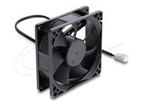 Delock - Ventilátor skríne - axiální - 80 mm - cerná