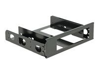Bay adaptér pro datový sklad - 5,25" na 3,5" - černá