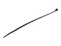 Nylon 66 Plastic - TAA (CBMZT10B) - Kabelová stahovací páska - 25.4 cm - černá - kompatibilní s TAA (balení 100)