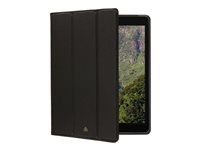 Pouzdro s klopou pro tablet - plně zrnitá kůže s jemnou strukturou - noční čerň - 10.2" - pro Apple 10.2-inch iPad (9. generace)