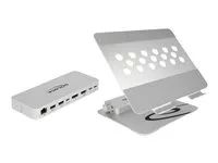 Tablet and Laptop Stand with integrated