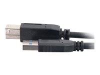 USB A to USB B - M/M - Kabel USB - USB typ A (M) do USB Type B (M) - USB 3.0 - 2 m - černá