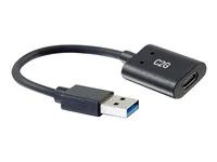 SuperSpeed USB Adapter - 5Gbps - F/M - USB adaptér - USB-C (F) reverzní do USB typ A (M) - USB 3.0 - 15.2 cm - lisovaný - černá