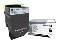 Černá - originální - kazeta s barvivem LCCP, LRP - pro Lexmark CS317dn, CX317dn