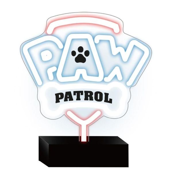 Dekorativní LED neon na stojanu Tlapková patrola - Logo