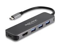 Rozbočovač - 3 x USB 3.2 Gen 1 + 1 x USB-C (napájení) + 1 x HDMI - desktop