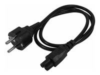 Laptop Charger Cable (753E-3M-POWER-LEAD) - Elektrický kabel - power CEE 7/7 (Z) do IEC 60320 C5 - AC 250 V - 2.5 A - 3 m - lisovaný - černá - Evropa