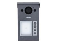 IP interkomová stanice - s fotoaparátem - kabelové - 10/100 Ethernet - šedá