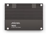 Micron 7600 PRO - SSD - Read Intensive - šifrovaný - 7.68 TB - interní - 2.5" - U.2 PCIe 5.0 x4 (NVMe) - FIPS 140-3 Level 2 - TCG Opal Encryption