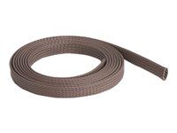 Pletené zapouzdření - odolný vůči potkanům, natahovací, 12 mm - 2 m - hnědá