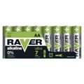 Baterie AA (R6) alkalická RAVER 8ks