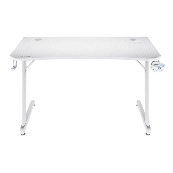 Trust GXT709W luminus rgb deskgxt rgb desk wht