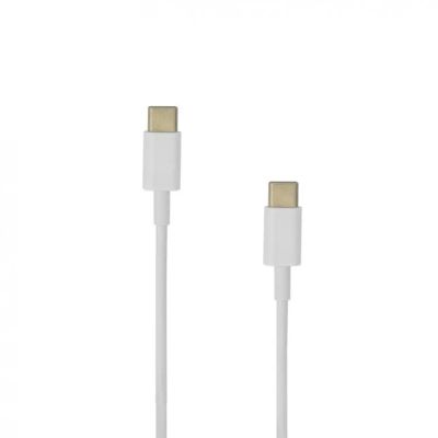 SBOX Kabel USB Type C/Type C 1m, bílá