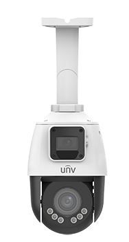 Uniview IPC9312LFW-AF28-2X4, 2x 2Mpix IP duální PTZ kamera, Zoom 4x (106.6-30.6°),  IR 50m