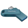SanDisk Ultra Dual GO USB 64GB Type-C, modrý