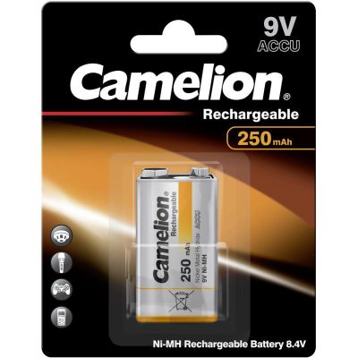 CAMELION Baterie nabíjecí 9V 1ks NIMH 250mAH