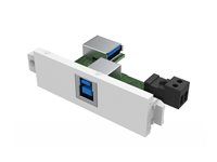 Přichycení talíře modulárního zařízení - USB typ B