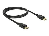 Kabel DisplayPort - DisplayPort (M) do DisplayPort (M) - 1 m - opatřený západkou - černá