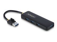 Startech 4-Port USB-A Hub, 5Gbps, Bus Powered, Small Travel Mini Hub - Rozbocovac - 4 x USB 3.2 Gen 1 - desktop