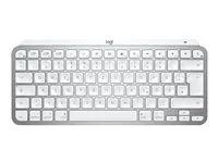 Klávesnice - podsvícená - bezdrátový - Bluetooth - QWERTZ - švýcarská - bledě šedá