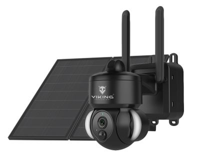 Solární HD kamera Viking HDs03 4G/20000mAh/barevné noční vidění/IP66/aplikace/notifikace/černá