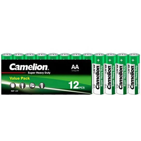 CAMELION Baterie SUPER HD zink-chlorid AA 12ks R6P