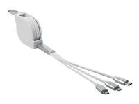 USB Type-C  3 in 1 Retractable Charging
