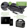 Přenosná solární nabíječka Bresser 40 wattů s USB