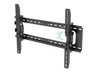 Tilting - Supports 32" to 75" TVs - Steel - VESA TV Mount - Monitor Wall Mount (FLATPNLWALL) - Montážní sada (montážní deska pro umístění na zdi, 2 montážní konzoly) - pro plochý panel - ocel - černá - velikost obrazovky: 32"-75" - montáž na stěnu - pro P/N: HDMIPLATE