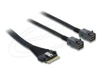 PCIe 4.0 Cable Slim SAS SFF-8654 8i to 2