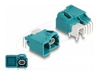 HDMTD single+Powerpin plug angled for