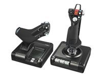 Joystick a plynový pedál - kabelové - pro PC