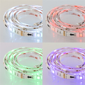 DELTACO GAM-114, LED Pásek, 2x 50cm, RGB