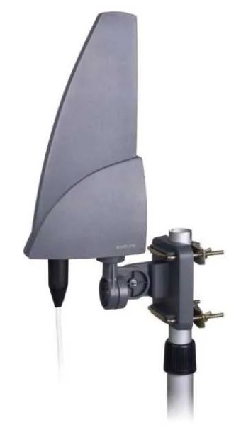 EVOLVEO Shark, aktivní venkovní anténa DAB+/DVB-T2, filtr LTE,4G,5G