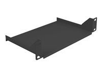103 Shelf for network cabinet 1U black