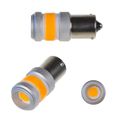 Autožárovka LED BA15s 9-60V 12W CARCLEVER oranžová
