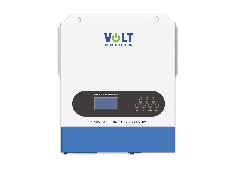 Solární střídač VOLT Sinus Pro Ultra Plus 7000 24/230V (3500/7000W) + 100A MPPT (60-500V) WiFi