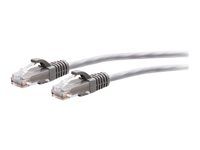 Gray - Patch kabel - RJ-45 (M) do RJ-45 (M) - 2.1 m - 4.8 mm - UTP - CAT 6a - lisovaný, provedení bez hrbolků - šedá