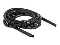 Spirálový obal na kabel - 2 m - černá