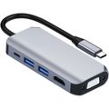 MEGATECH 5v1, Dokovacia stanica, USB-C