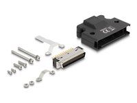 MDR male 50 pin solder connection with h