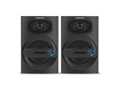 Natec reproduktory COUGAR/Stereo/6W/Černá