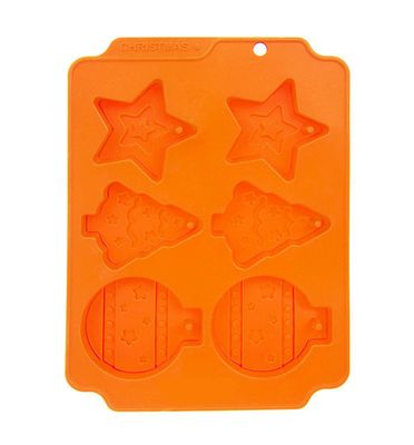 Forma na pečení vánočních cukroví ORION 23x17x1,5cm Orange