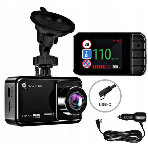 NAVITEL R385 GPS, 2K kamera do auta