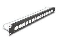19  D-Type Patch Panel with strain relie