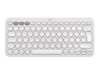 Klávesnice - bezdrátový - Bluetooth LE - QWERTY - US mezinárodní - tonal white