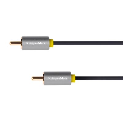 Kabel 1x Cinch konektor/1x Cinch konektor 1m KRUGER & MATZ KM1201 Basic