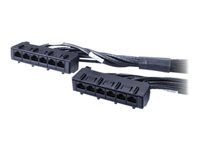 Síťový kabel - kompatibilní s TAA - RJ-45 (F) do RJ-45 (F) - 7 m - UTP - CAT 6 - černá