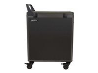 Vozík (pouze nabíjení) - drsný - pro 20 tabletů / notebooků - uzamykatelný - hliník (pouzdro) - stříbrná - výstup: AC 230 V